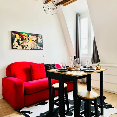 Lejlighed Direct Views Of Eiffel Tower & Sacre-coeur From Mezzanine - 10 Mins To Center Paris