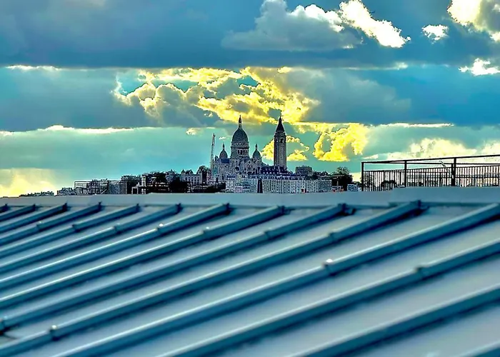 Direct Views Of Eiffel Tower & Sacre-coeur From Mezzanine - 10 Mins To Center Apartmán Paříž